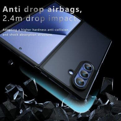 Защитный чехол Deexe Matte Skin для Samsung Galaxy Fold 8 Ultra - Transparent Black