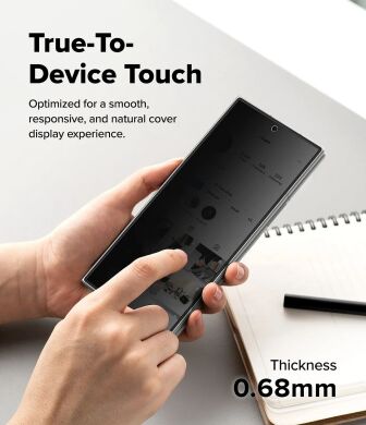 Комплект захисних стекол (2шт) Ringke Easy Slide Privacy для Samsung Galaxy Fold 8 Ultra (8800380460508)