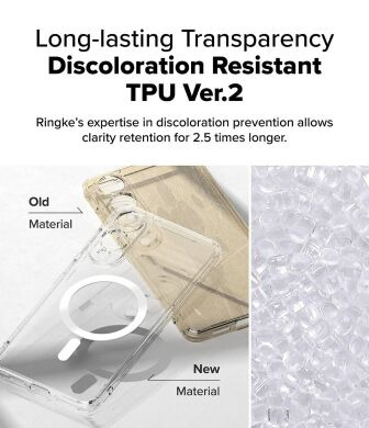 Защитный чехол Ringke Fusion Magnetic для Samsung Galaxy S25 Edge (S937) 8800293854333 - Clear