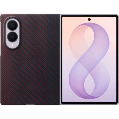 Оригінальний чохол Carbon Magnet Case для Samsung Galaxy Fold 8 (EF-KF971SREGUA) - Dark Red
