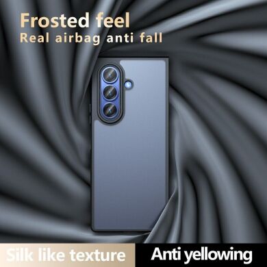 Защитный чехол Deexe Matte Skin для Samsung Galaxy Fold 8 Ultra - Transparent Black