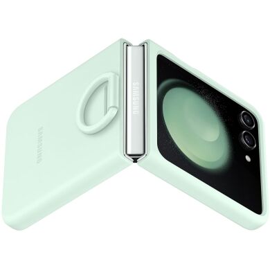 Защитный чехол Silicone Case with Ring для Samsung Galaxy Flip 5 (EF-PF731TMEGUA) - Mint