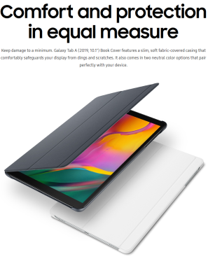 Чехол Book Cover для Samsung Galaxy Tab A 10.1 2019 (T510/515) EF-BT510CBEGRU - Black