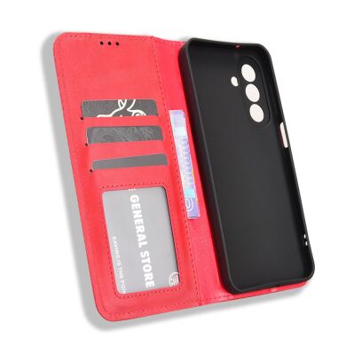 Чехол Deexe Retro Style для Samsung Galaxy A27 (A276) - Red