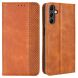 Чехол Deexe Retro Style для Samsung Galaxy M14 (M146) - Brown. Фото 1 из 8