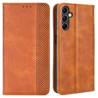 Чехол Deexe Retro Style для Samsung Galaxy M14 (M146) - Brown