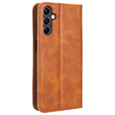 Чехол Deexe Retro Style для Samsung Galaxy M14 (M146) - Brown