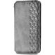 Чохол Deexe Rhombus Wallet для Samsung Galaxy S26 FE - Grey