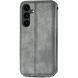 Чохол Deexe Rhombus Wallet для Samsung Galaxy S26 FE - Grey