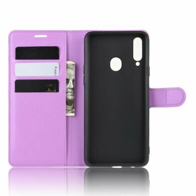 Чохол-книжка Deexe Book Type для Samsung Galaxy A20s (A207) - Purple