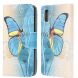 Чехол-книжка Deexe Color Wallet для Samsung Galaxy A02 (A022) - Blue Butterfly. Фото 1 из 5