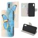 Чехол-книжка Deexe Color Wallet для Samsung Galaxy A02 (A022) - Blue Butterfly. Фото 4 из 5