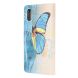 Чехол-книжка Deexe Color Wallet для Samsung Galaxy A02 (A022) - Blue Butterfly. Фото 2 из 5