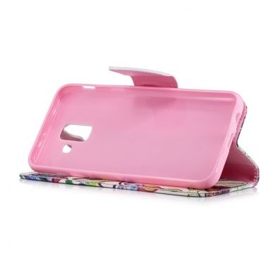 Чохол-книжка Deexe Color Wallet для Samsung Galaxy A6 2018 (A600), Colorful Tree