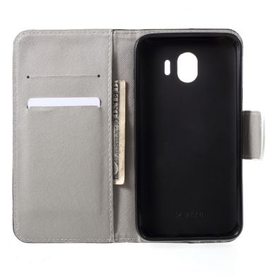 Чехол-книжка Deexe Color Wallet для Samsung Galaxy J4 2018 (J400) - Don't Touch My Phone B