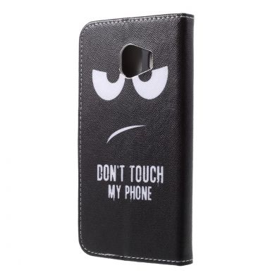 Чехол-книжка Deexe Color Wallet для Samsung Galaxy J4 2018 (J400) - Don't Touch My Phone B