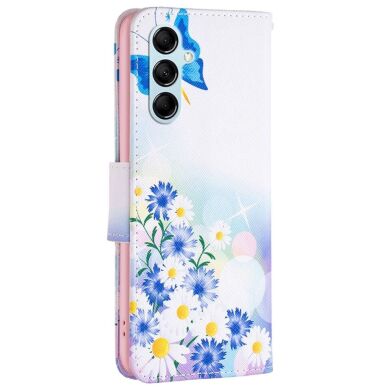 Чохол-книжка Deexe Color Wallet для Samsung Galaxy M14 (M146) - Butterfly and Flowers