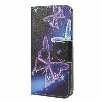 Чехол-книжка Deexe Color Wallet для Samsung Galaxy M20 (M205) - Beautiful Butterfly