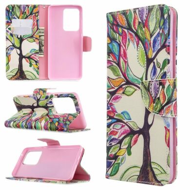 Чохол-книжка Deexe Color Wallet для Samsung Galaxy S20 Ultra (G988) - Life Tree
