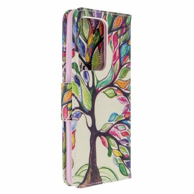 Чехол-книжка Deexe Color Wallet для Samsung Galaxy S20 Ultra (G988) - Life Tree