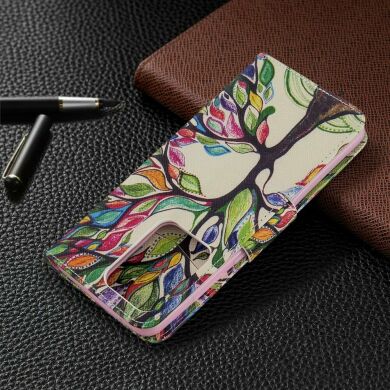 Чехол-книжка Deexe Color Wallet для Samsung Galaxy S20 Ultra (G988) - Life Tree