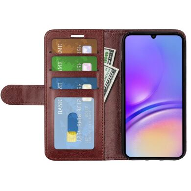 Чехол-книжка Deexe Wallet Style для Samsung Galaxy A07 (A075) - Brown