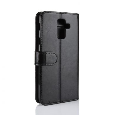 Чехол-книжка Deexe Wallet Style для Samsung Galaxy A6+ 2018 (A605) - Black