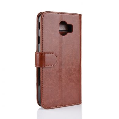 Чехол-книжка Deexe Wallet Style для Samsung Galaxy J4 2018 (J400) - Brown