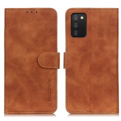 Чохол-книжка KHAZNEH Retro Wallet для Samsung Galaxy A03s (A037) - Brown