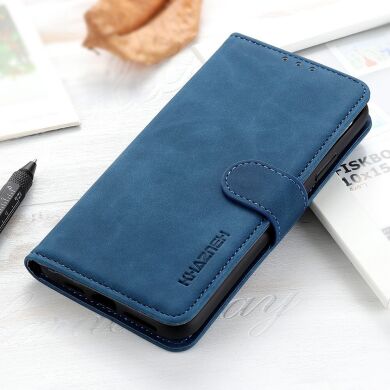 Чехол-книжка KHAZNEH Retro Wallet для Samsung Galaxy A73 - Blue