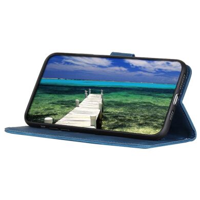 Чехол-книжка KHAZNEH Retro Wallet для Samsung Galaxy A73 - Blue