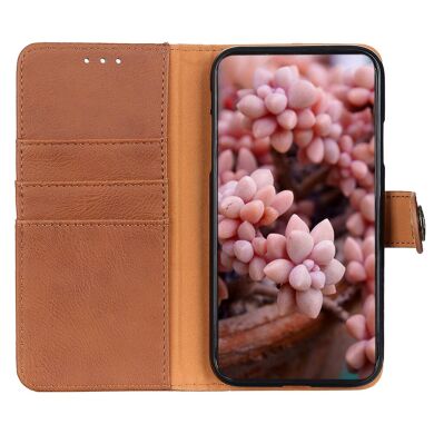 Чехол-книжка KHAZNEH Wallet Cover для Samsung Galaxy S25 FE (S731) - Brown