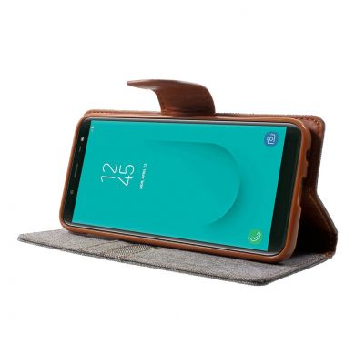 Чохол-книжка MERCURY Canvas Diary для Samsung Galaxy J6 2018 (J600), Grey