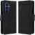Чехол-книжка с карманами Deexe Wallet Stand (FF) для Samsung Galaxy Fold 8 Ultra - Black