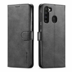 Чехол LC.IMEEKE Wallet Case для Samsung Galaxy A21 (A215) - Black