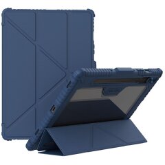 Чехол NILLKIN Bumper Leather Case Pro для Samsung Galaxy Tab S10 FE - Blue