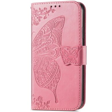 Чохол UniCase Butterfly Pattern для Samsung Galaxy A16 (A165) - Pink