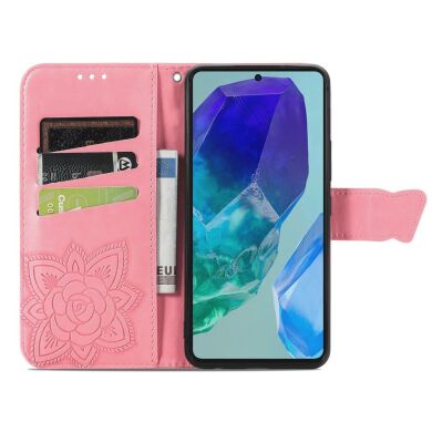 Чохол UniCase Butterfly Pattern для Samsung Galaxy A16 (A165) - Pink