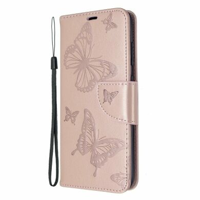 Чехол UniCase Butterfly Pattern для Samsung Galaxy S20 (G980) - Rose Gold