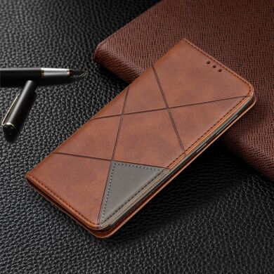 Чохол UniCase Geometric Pattern для Samsung Galaxy A50 (A505) / A30s (A307) / A50s - Brown