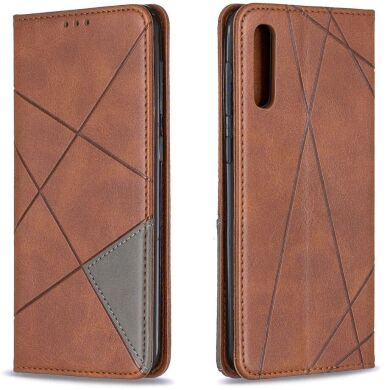 Чохол UniCase Geometric Pattern для Samsung Galaxy A50 (A505) / A30s (A307) / A50s - Brown