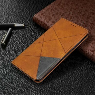 Чехол UniCase Geometric Pattern для Samsung Galaxy A51 - Brown