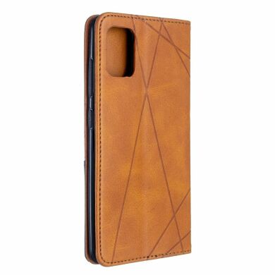 Чехол UniCase Geometric Pattern для Samsung Galaxy A51 - Brown