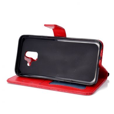 Чехол UniCase Leaf Wallet для Samsung Galaxy A6 2018 (A600) - Red