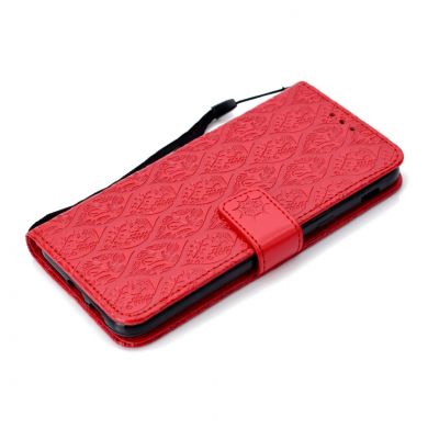 Чехол UniCase Leaf Wallet для Samsung Galaxy A6 2018 (A600) - Red