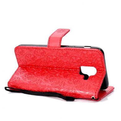 Чехол UniCase Leaf Wallet для Samsung Galaxy A6 2018 (A600) - Red