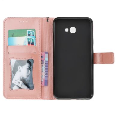 Чохол UniCase Leaf Wallet для Samsung Galaxy J4+ (J415), Rose Gold