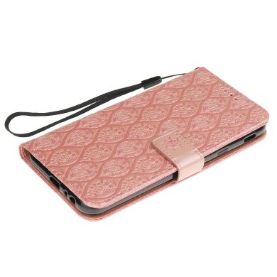 Чохол UniCase Leaf Wallet для Samsung Galaxy J4+ (J415), Rose Gold