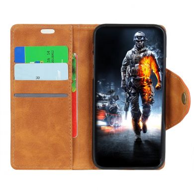 Чехол UniCase Vintage Wallet для Samsung Galaxy A6+ 2018 (A605) - Brown