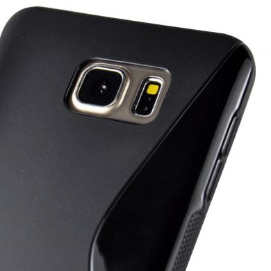 Силиконовая накладка Deexe S Line для Samsung Galaxy Note 5 (N920) - Black